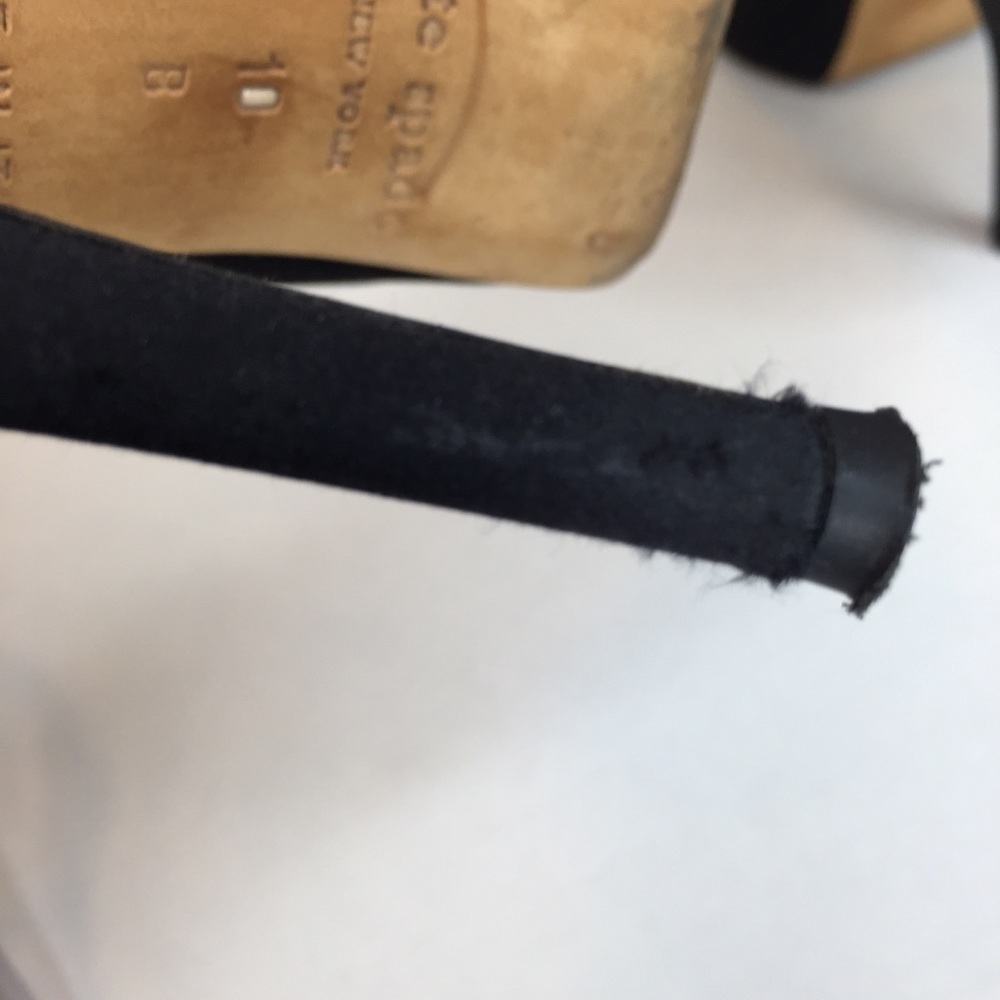 Kate Spade Satin Heels With Sequined Ruffles - Picture 6 of 8